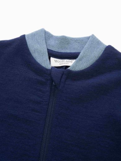 Bilde av WoolLand Bergen overall baby Blue ink